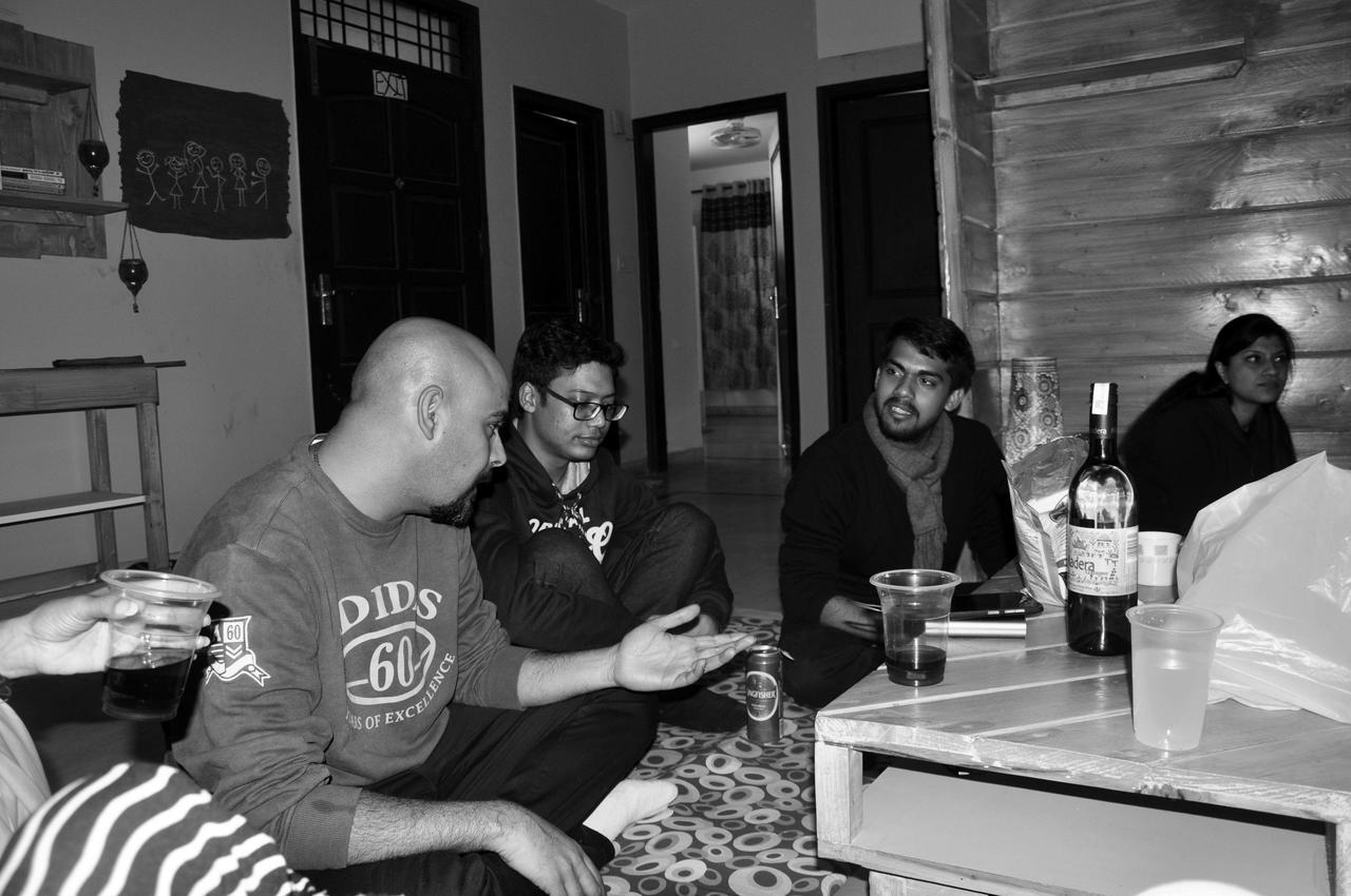 Friends Hostel New Delhi Exteriör bild